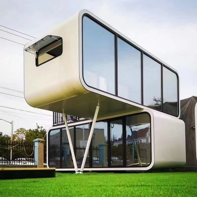 خانه ساختمانی در فضای باز زندگی و کار Apple Cabin Design Office Pod