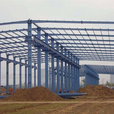 انبار ساخت فولاد H Frame / ساختمان ساختمانی ساخت فولاد