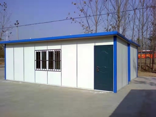 خوابگاه کاملاً مونتاژ شده 18 متر مربعی آماده کانتینر خانه 40 فوتی کارکنان کانتینر