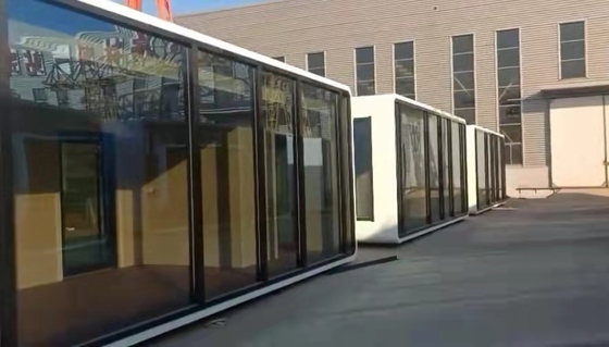 ساندویچ پانل 20FT Prefab مدولار دفتر پیش ساخته کانتینر خانه های حمل و نقل