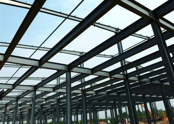 کارگاه سازه های فولادی کربن مونتاژ سریع کارخانه بزرگ پیش ساخته